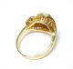 Rose Cut Diamond & Natural Ruby Gold Plated Antique Look Jewelry Ring Size 7.  25 Islamic photo 4