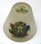 Egyptian Pharaoh Bronze Statue Candle With Pharaoh Glass Shade,  Collectable Egyptian photo 9