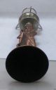 Egyptian Pharaoh Bronze Statue Candle With Pharaoh Glass Shade,  Collectable Egyptian photo 7