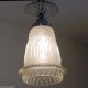 650 Vintage 40 ' S Ceiling Light Lamp Fixture Glass Fixture Hall Kitchen Bath Chandeliers, Fixtures, Sconces photo 2