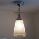 650 Vintage 40 ' S Ceiling Light Lamp Fixture Glass Fixture Hall Kitchen Bath Chandeliers, Fixtures, Sconces photo 3
