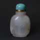 Chinese Elder&landscape Hand Carved Natural Agate Floater Snuff Bottle - Jr10857 Snuff Bottles photo 4