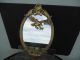 Vtg Brass / Eagle And Shell Design Mirror 12.  5 X 7.  5 