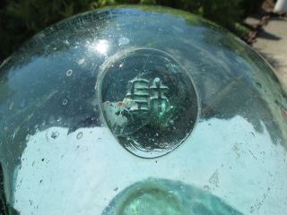 Rare 11.  78 Inch Tall Walt Pich 289 Japanese Glass Float Ball Buoy Bouy (1232) photo