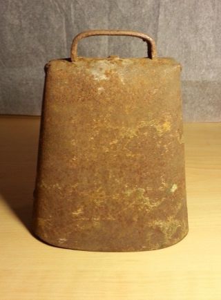 Antique Steel Cow Bell (large) photo