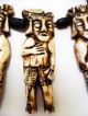 H130702 Tribal Javanese Antique Indonesian Bone Carved Ancestor Figure Necklace Statues photo 4