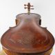 Very Rare,  Antique Inlaid Italian Fine Old 4/4 Violin String photo 3