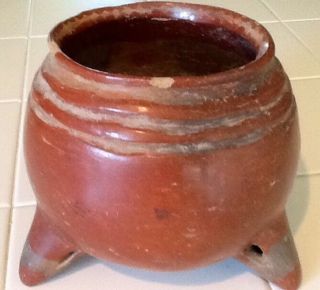 Sale Pre Columbian Cupicuaro Terracota Vessel Bowl Good Color Artifact Olla Coa photo