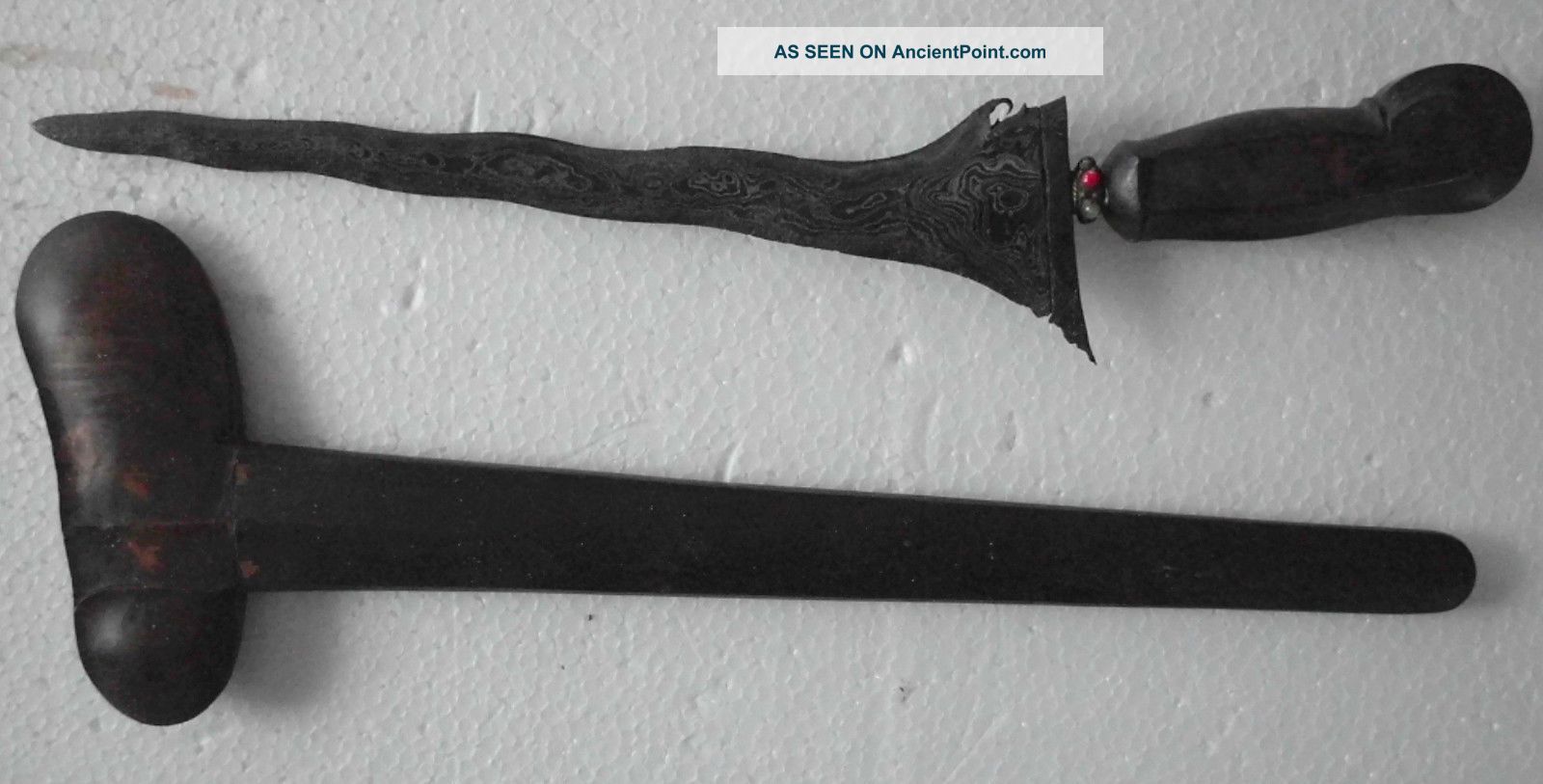 Old Keris Lombok Sempana 9 Luk Kriss Kris Beras Wutah Lr06 Pacific Islands & Oceania photo
