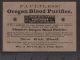 1800s Pfunders Oregon Blood Purifier Kidney Liver Bladder Skin Disease Cure Card Other photo 3
