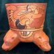 Pre Columbian Representation Maya Pipil Group Terracotta Chief ' S Rattle Vessel The Americas photo 1