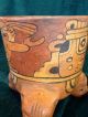 Pre Columbian Representation Maya Pipil Group Terracotta Chief ' S Rattle Vessel The Americas photo 5