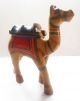 Old Vintage Hand Crafted Wooden Lacquer Painted Decorative Camel Toy India photo 1