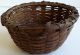 19th Century Woven Circle Splint Basket Magnificent Form Rare Condition Primitives photo 1