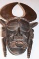 Ligbi Male & Female Wood Dance Masks Set Cote D ' Ivoire African Ceremonial Masks photo 2