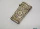 Antique Continental Silver Match Safe Box Etui Hinged Lid Europe Ca 1850 Other photo 1