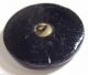 1800s Antique Black Glass Cross Motif Shank Extra Large Button 32 Mm Larp 45675 Buttons photo 3