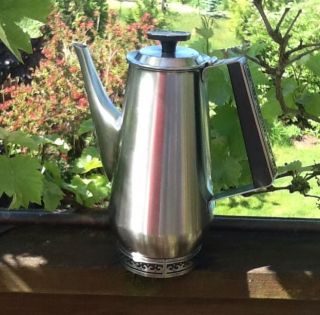 Coffee Server Mid Century Mod Stainless Steel By International Stainless Deluxe photo