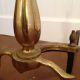 Traditional Brass Steeple Fireplace Andirons - - Hearth Ware photo 4