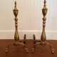Traditional Brass Steeple Fireplace Andirons - - Hearth Ware photo 8