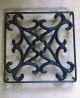 Antique Cast Iron Burner Cover Grate Trivets photo 1