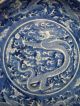 Chinese Blue & White Porcelain Dragon Plate Marker Kangxi Qing Dynasty Plates photo 1