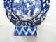 Chinese Porcelian Pot Blue And White Ceramic Glaze With Lid Tower Shape Old Pots photo 4
