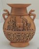 Egyptian,  Ägypten,  Egipto Pharaoh Antique Decorative Vase,  Vintage Brass Egyptian photo 1