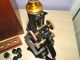 Antique Watson & Sons London Microscope Brass Has Box & Lenes Vgc Other photo 6