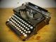 Vintage 1930s Royal Portable Typewriter,  Glossy Black,  Refurbished,  Look Typewriters photo 3