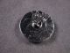 Knock Your Socks Off Large Modern Black Glass Button With Silver Luster Floral Buttons photo 4