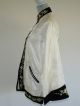Vintage White Mount Antelope Chinese Embroidery Coat Robe Jacket Robes & Textiles photo 10
