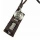 Vintage Classic Silver Key Pu Leather Necklace Unisex Men Korean Style Locks & Keys photo 4