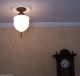 606 Vintage 30s 40s Ceiling Light Lamp Fixture Re - Wired Gothic Pendant? Chandeliers, Fixtures, Sconces photo 2