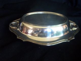 Antique,  Epns,  Eg Webster,  Serving Dish With Lid Or Second Dish,  Silver Dish photo