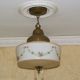 649 Vintage 20s 30s Ceiling Light Lamp Fixture Pendant Re - Wired Chandeliers, Fixtures, Sconces photo 1