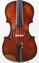 Antique Franciscus Pressenda Anno 1849 Labeled Italian 4/4 Old Master Violin String photo 2