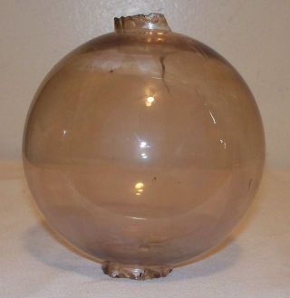 Antique Clear Glass Lightning Rod Ball For Weathervanes - photo