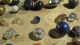 Amazing 100+ Antique Vintage Carded Buttons Mop Glass Brass Rubber & More 2 Buttons photo 2