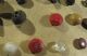 Amazing 100+ Antique Vintage Carded Buttons Mop Glass Brass Rubber & More 2 Buttons photo 4