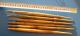 Of 6 Antique Vintage Wooden Spindles For Hand Spinning Wool Primitives photo 1
