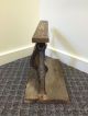 The Wright 12 - Antique Cast Iron Butcher General Store Paper Cutter With Dowel Primitives photo 2