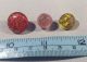 Mixed Of Nine Vintage Paperweight Glass Goldstone Fleck Bubbles Buttons 2 Buttons photo 3