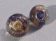 Vintage Paperweight Glass Swirl Back Goldstone Fleck Shank Buttons Buttons photo 2