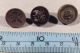 11 Assorted Metal & Fabric Antique Perfume Buttons Buttons photo 1