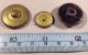 11 Assorted Metal & Fabric Antique Perfume Buttons Buttons photo 4