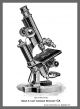 Bausch & Lomb Antique Brass Continental Microscope Model 