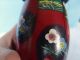 Vintage Japanese Handpainted Kokeshi Doll - Large Red Floral Kimono Other photo 3