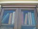 51930 Library Decorated 2 Door Bookcase Cabinet Post-1950 photo 4