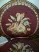 Antique Victorian Needlepoint Chair Walnut Rose Carvings Pick Up In Nyc Or Pa 1800-1899 photo 6